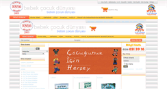 Desktop Screenshot of bebekcocukdunyasi.com